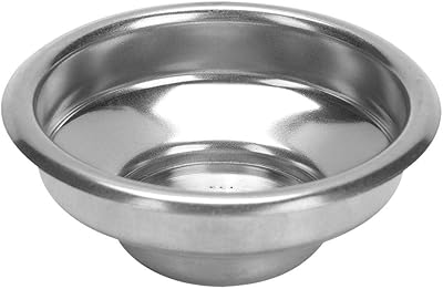 58mm Espresso Machine Filter Basket Cup Replace Coffee Maker Double Wall Filters Coffee Distributor Espresso Machine Replacement(One Cup/Two Cup)(1#)