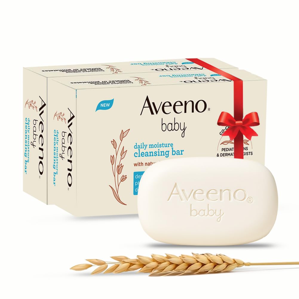 Aveeno Baby Daily Moisture Cleansing Bar 75g (Pack of 2)-image-28