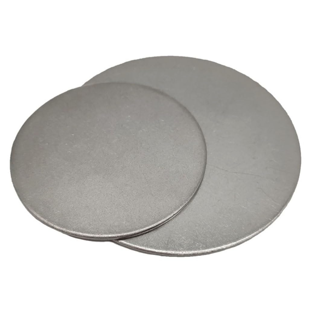 Metallplatte 1 Stück Edelstahl-Rundplatte 50–80 mm Scheibe 1,1–2,7 mm