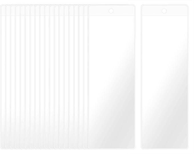 Clear Bookmark Sleeves Penta Angel 20Pcs Plastic Blank Photobooth