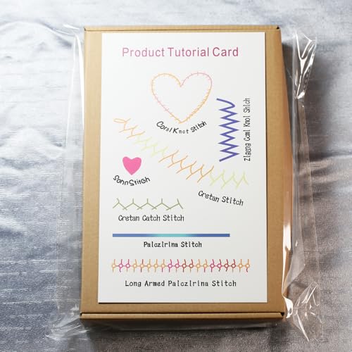 Image of DIY Stitch Book,Handmade Stitch Book Embroidery Set, Embroidery Pattern Suitable for Beginners and Embroiderers (Style A)