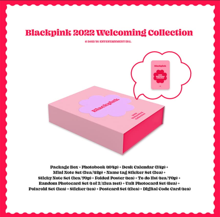 [WEVERSE PREORDER] BLACKPINK - 2022 WELCOMING COLLECTION PACKAGE + DIGITAL CODE CARD+Pre-Order Benefit