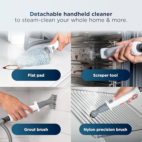 Shark Lift-Away Steam Mop with Detachable Handheld Steam, Blue, S3972BRN - image 3