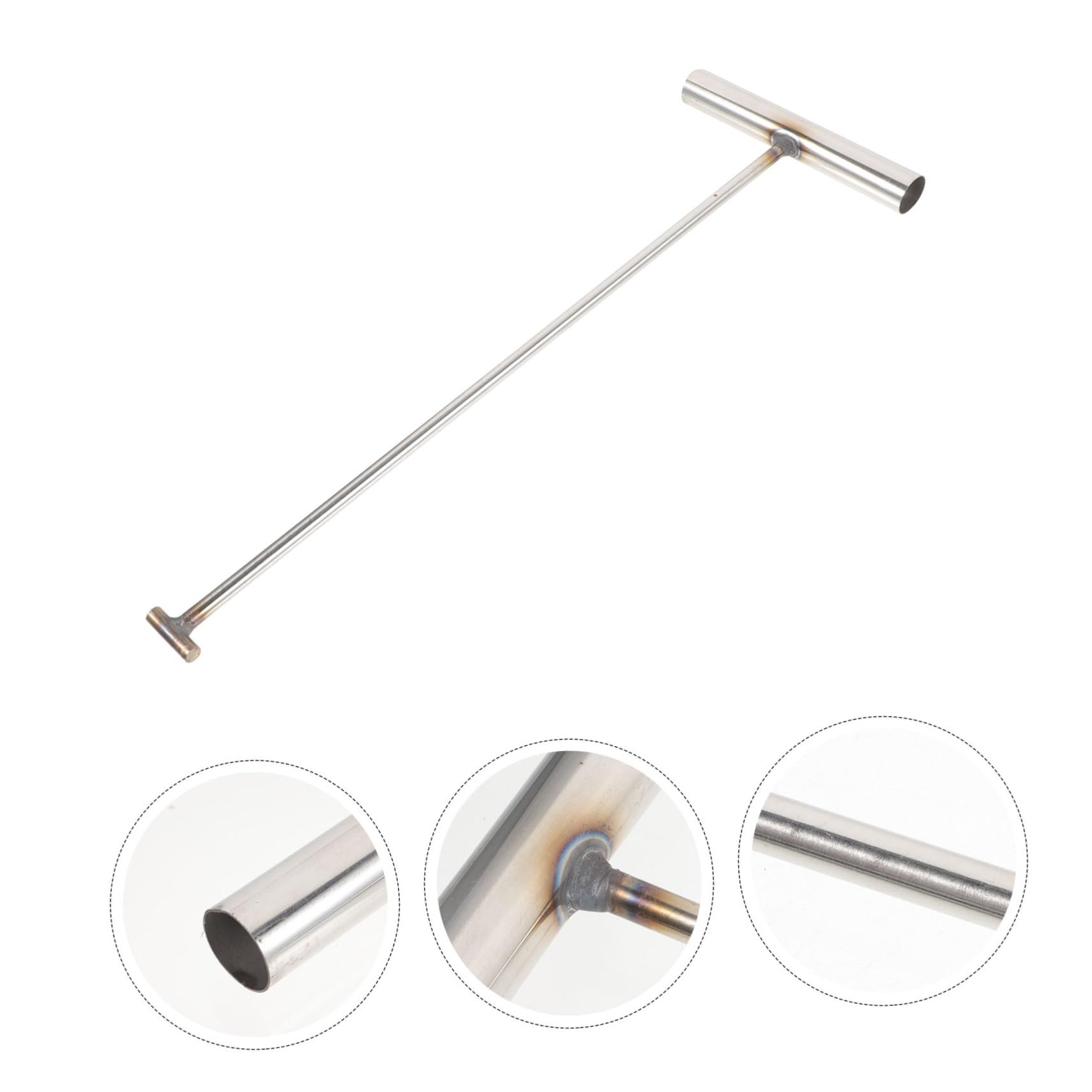 Healeved Sturdy Manhole Cover Hook Rolling Door Lifting Tool Made of Stainless Steel for Longevity