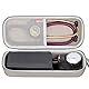 BOVKE Stethoskop Fall für 3M Littmann Classic III, Lightweight II S.E, MDF Acoustica Leichtes Stethoskop, zusätzlicher Raum für medizinische Bandage Schere EMT Trauma Schere und LED Penlights, grau