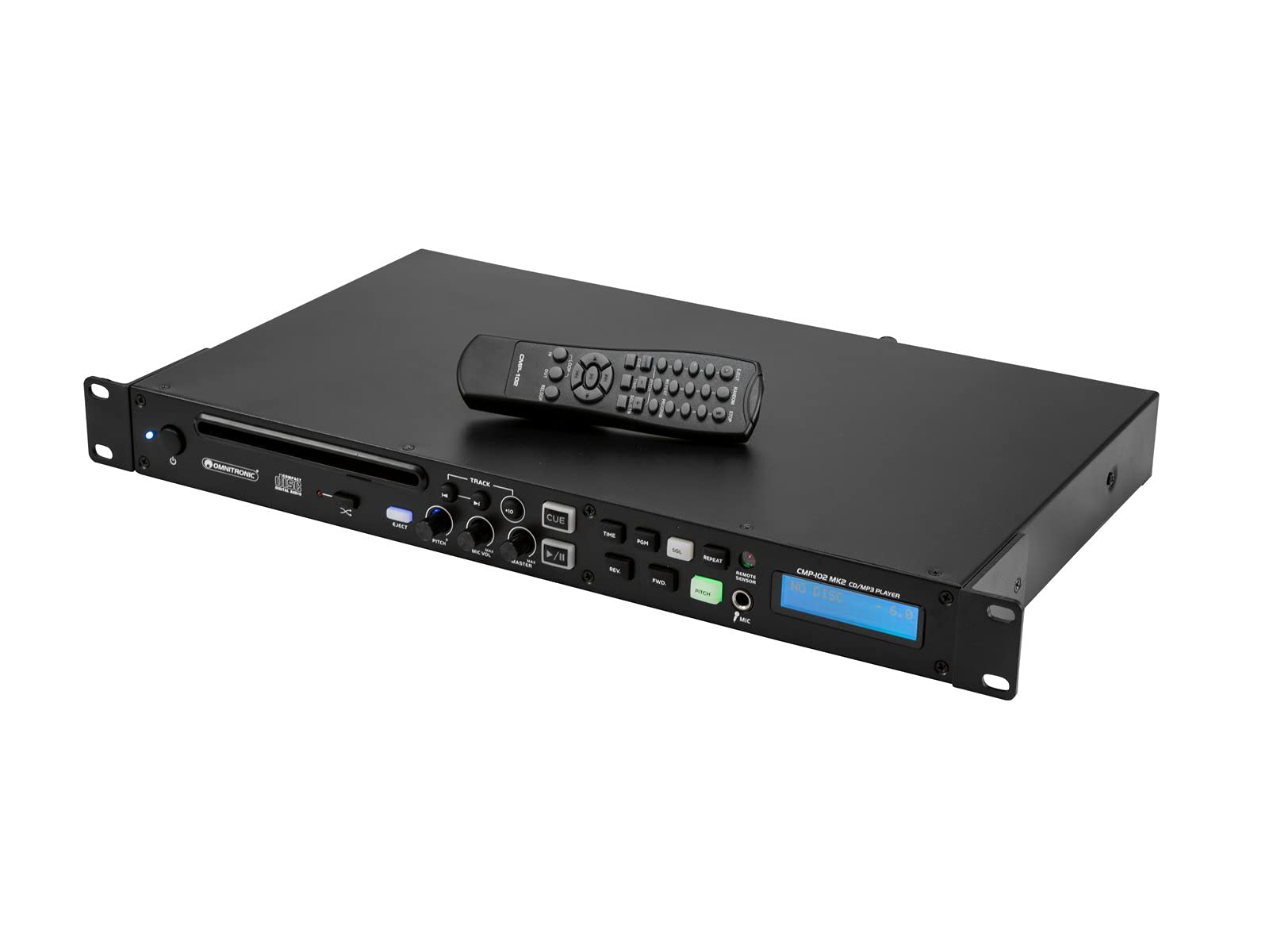 Omnitronic CMP-102 MK2 Reproductor de CD único DJ de 19