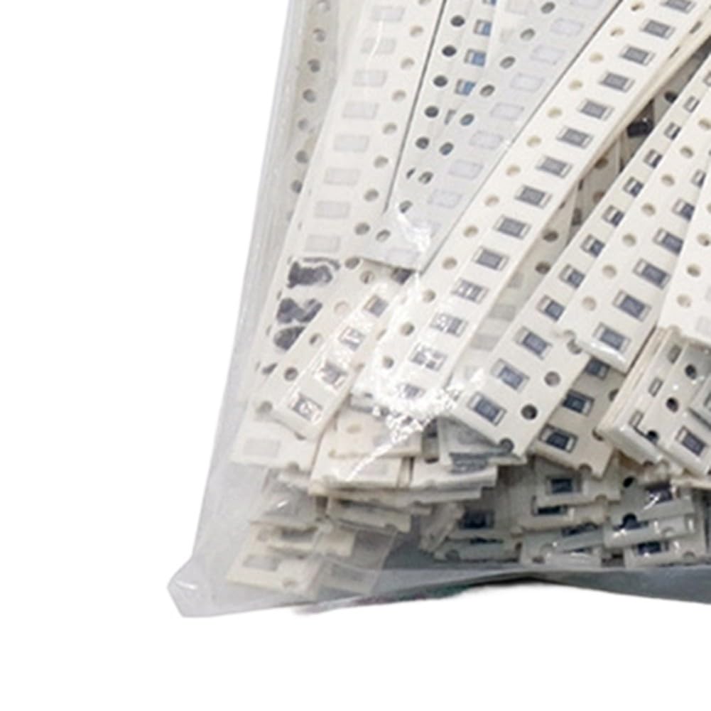 ZYWUOY Kit de resistencias SMD 1206, 4250 piezas, 170 valores, 1% de tolerancia de 1 ohm-10 m ohm, surtido, para proyectos de reparación de circuitos electrónicos