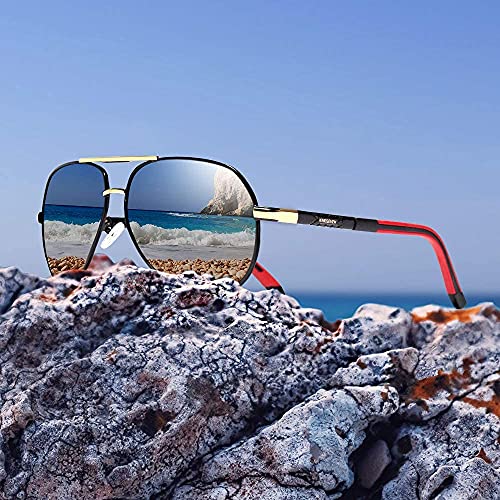 KINGSEVEN Classic Polarized Sunglasses for Men Women Retro Aluminum magnesium Sun glasses2