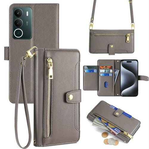 Étui Realme P3 Lite 4G sac à main gris idéal pour vos sorties et voyages
