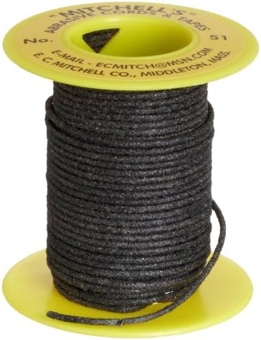 Mitchell Abrasives - 51A-25 51 Round Abrasive Cord, Aluminum Oxide 120 Grit .055" Diameter x 25 Feet
