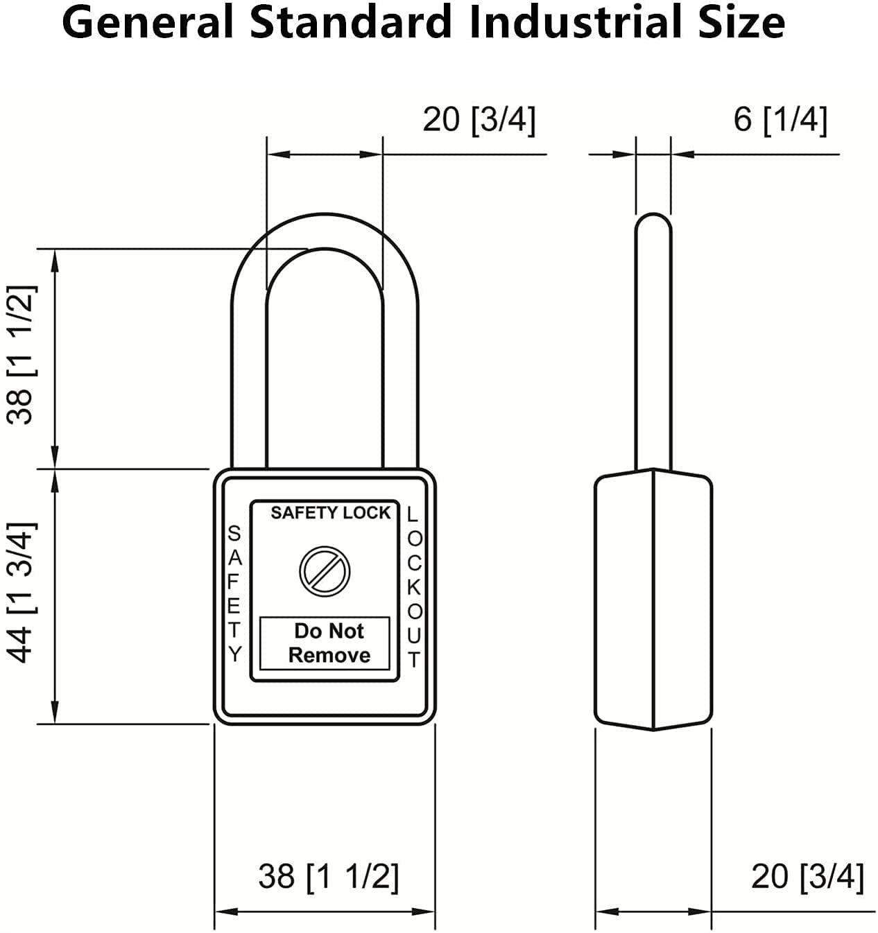 Lockout Tagout Lock - 5 Loto Safety Padlocks for Lock Out Tag Out Stations and Devices