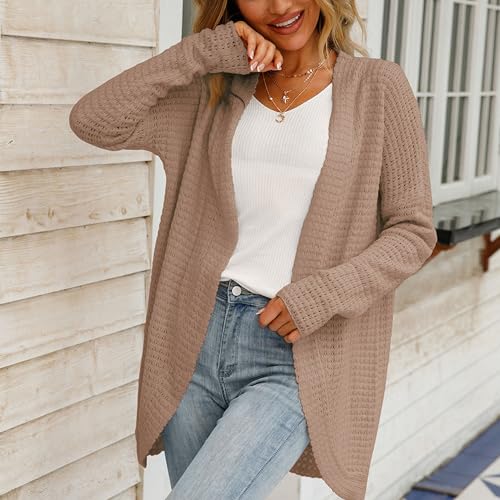 Women's Lightweight Cardigan Sweater Jackets Long Sleeve Oversized Knit Cardigans Fashion Casual Chunky Outerwear3