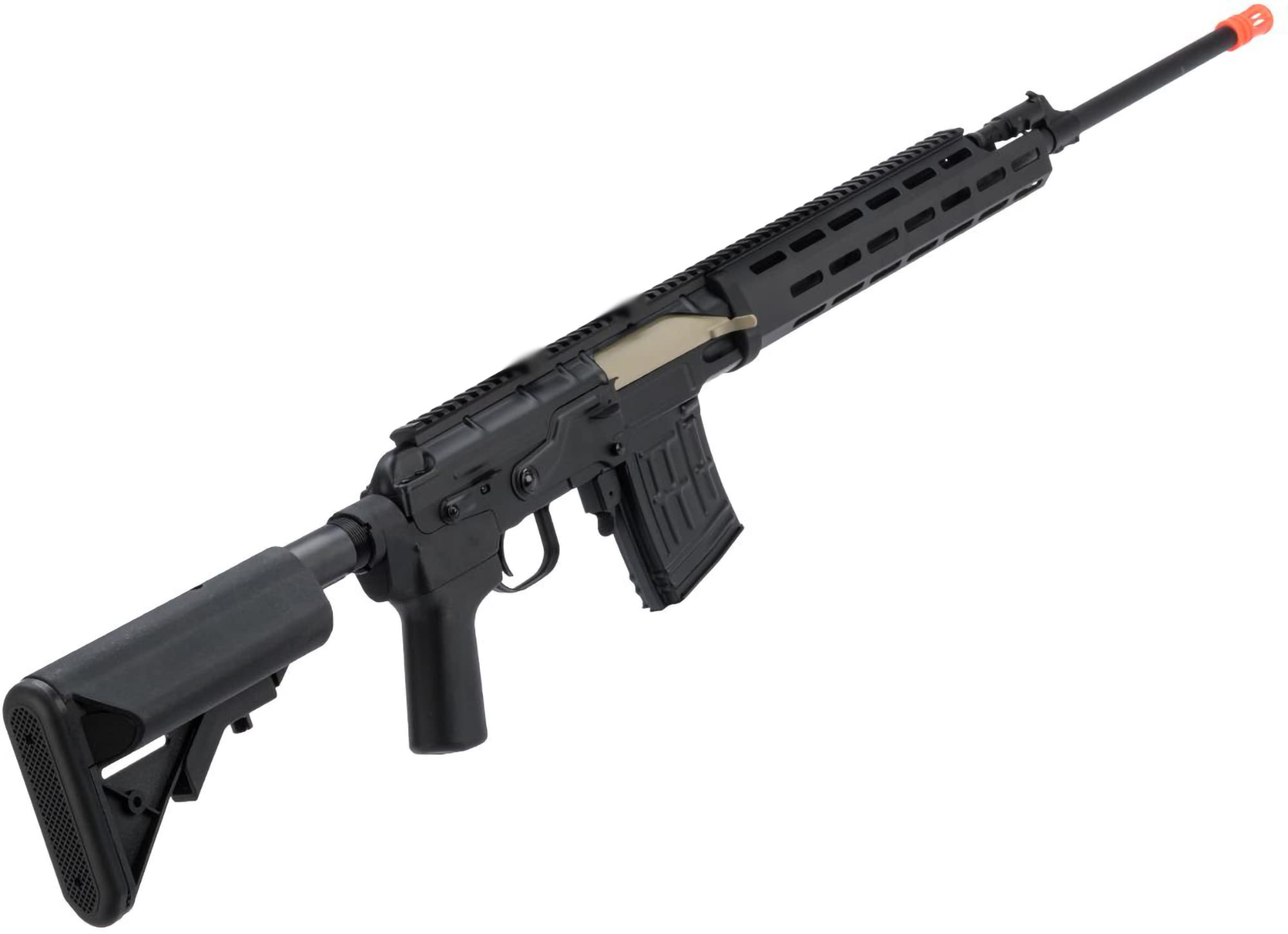Evike Airsoft - CYMA Standard SVD Dragunov AEG Airsoft Rifle w/LOK Handguard (Color: Black)