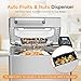 Gleedelish 2LB Bread Maker Machine, 13 in 1 Bread Machine with 3 Loaf Sizes and 3 Colors For Beginner, Breadmaker with Fruit & Nut Dispenser, Yogurt, Jam, 13 Hours Timer, Dough Maker, Easy to Clean