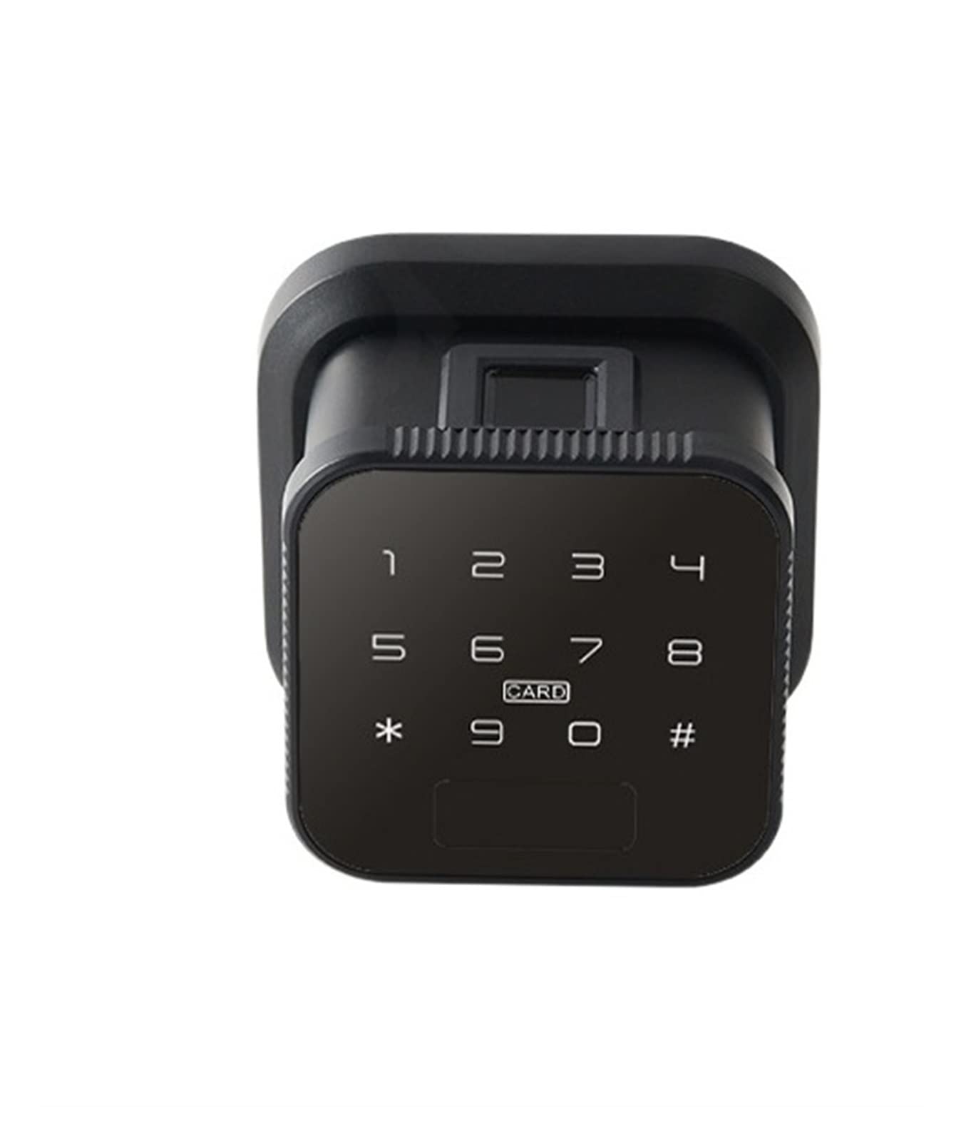 Inteligentny zamek do drzwi, Smart Fingerprint Lock For Bluetooth Spherical Indoor Wooden Door Electronic Keyless Entry Unlock Via Password(22 x125 Double Latch)