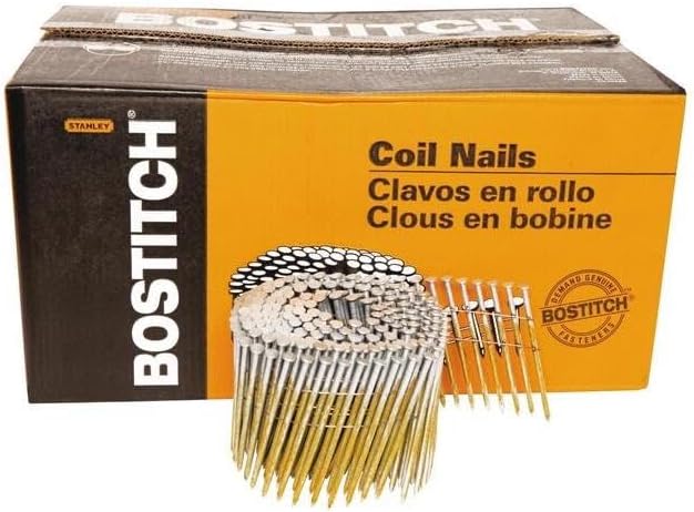 BOSTITCH C12P120DG 15 Degree 3-1/4 by .120-Inch Wire Collated Nails (2,700 per Box)