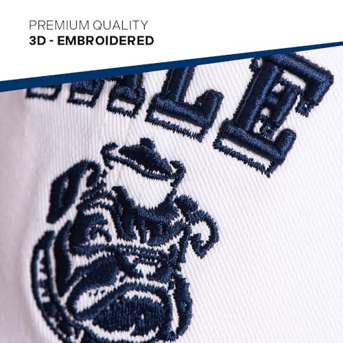 Gorra Bordada Yale University Bulldogs Blanca Ajustable miniatura 3
