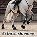 Ripeng 2 Pcs Horse Hoof Boots Pads Cushion Hoof Packing Enhanced Protection EVA Pad for Horse Boot