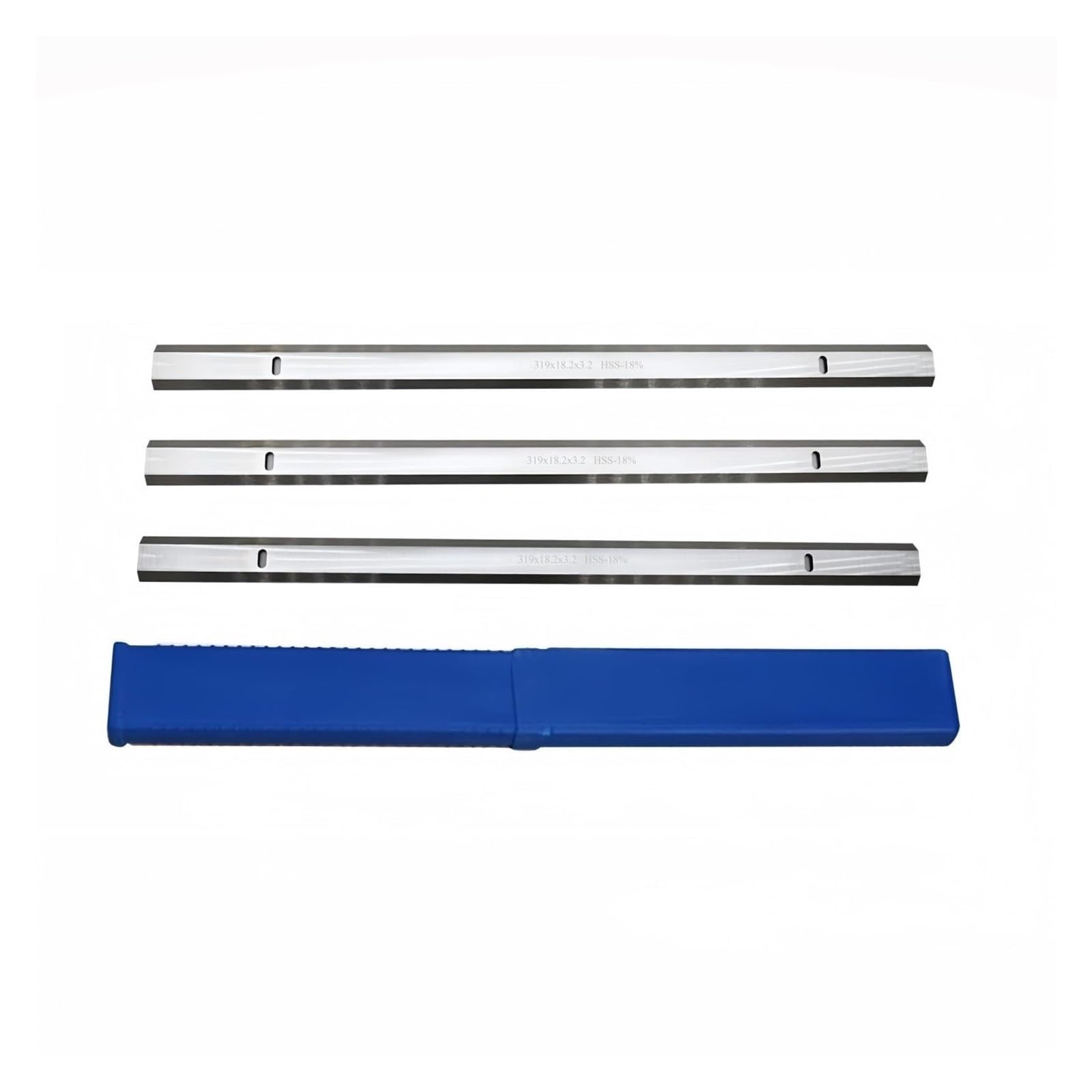 Cuchillas cepilladoras 3 piezas 319x18,2x3,2 mm Cuchillas cepilladoras HSS, cuchillas de espesor for carpintería con filos dobles, herramientas afiladas 12,6x0,72x0,13 pulgadas