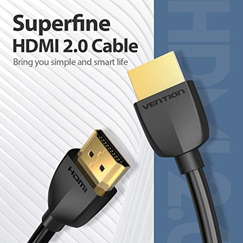 Vention AAI Portable HDMI Cable, 2 Metre Length, Black - Image 2