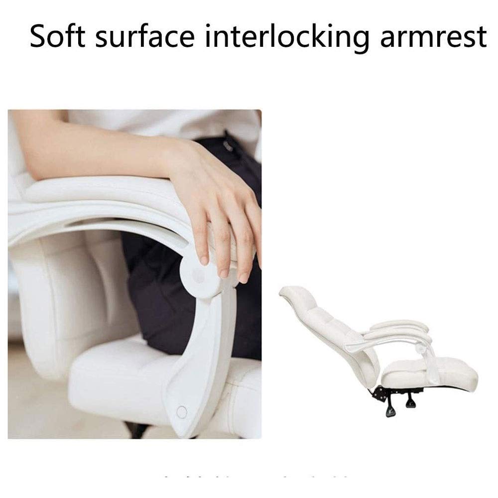 Fotel meblowy z podnośnikiem Krzesło wykonawcze Komputer z odchylanym ergonomicznym podnóżkiem Biuro (rozmiar: z podnóżkiem) (z podnóżkiem) Stabilize