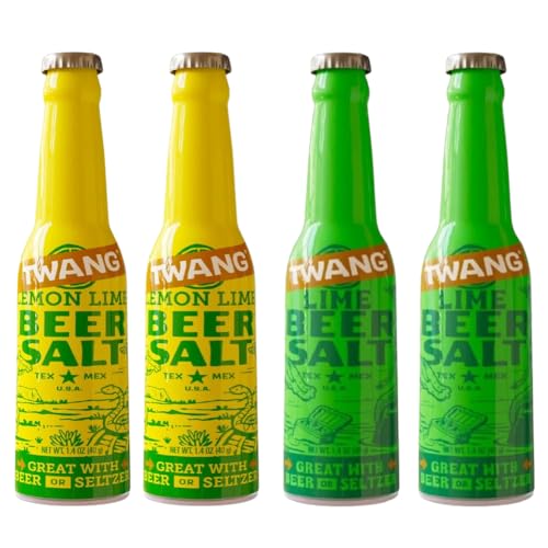 Twang Lime and Lemon-Lime Beer Salt 4-Pack - (1.4oz Each,