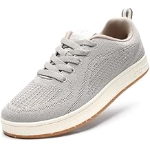 STQ Womens Lace Up Fashion Sneakers Business Casual Shoes | Breathable Mesh Upper Walking Shoes