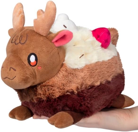 Squishable - Mini Chocolate Moose - SynthiSquish Collection - 11 in - Soft Toy Collectible Stuffed Animal