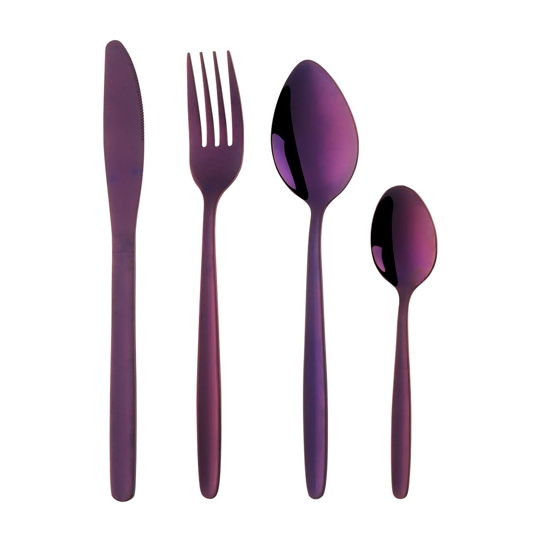 Aazon.co: Portable Reusable Flatware Set Travel/Caping Cutlery Set With Travel Case 3 Piece