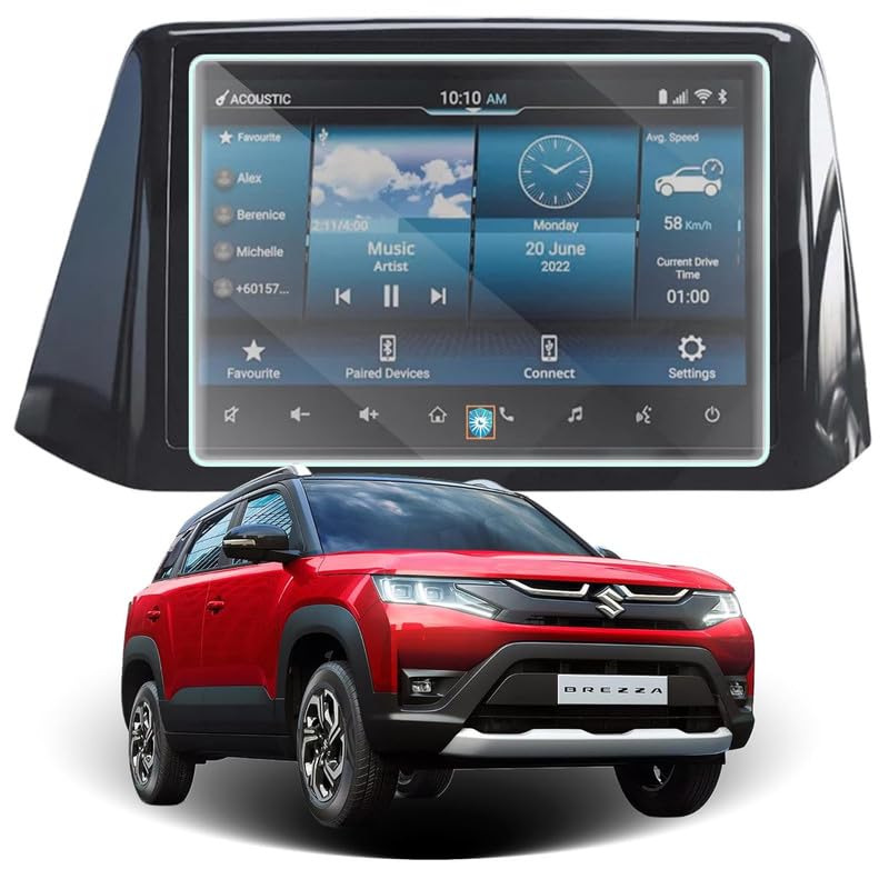 Image of Maruti Suzuki Vitara (9 Inch) Touchscreen Protector Guard - (Not a Tempered Glass)