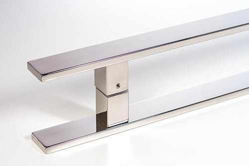 Miniatura 3 de Moderno y contemporáneo rectángulo cuadrado de forma plana, bar, escalera inoxidable - Manija de puerta de acero, regadera, vidrio, regadera vidrio,