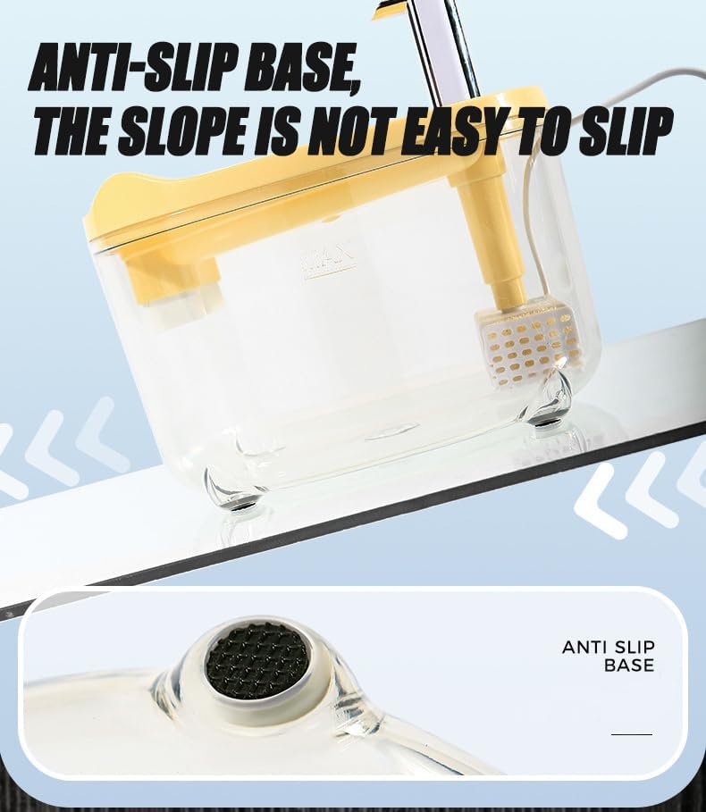 Miniatura 6 de Fuente de agua para gatos, fuente automática de agua para mascotas de 50 onzas, dispensador silencioso para mascotas para gatos y perros