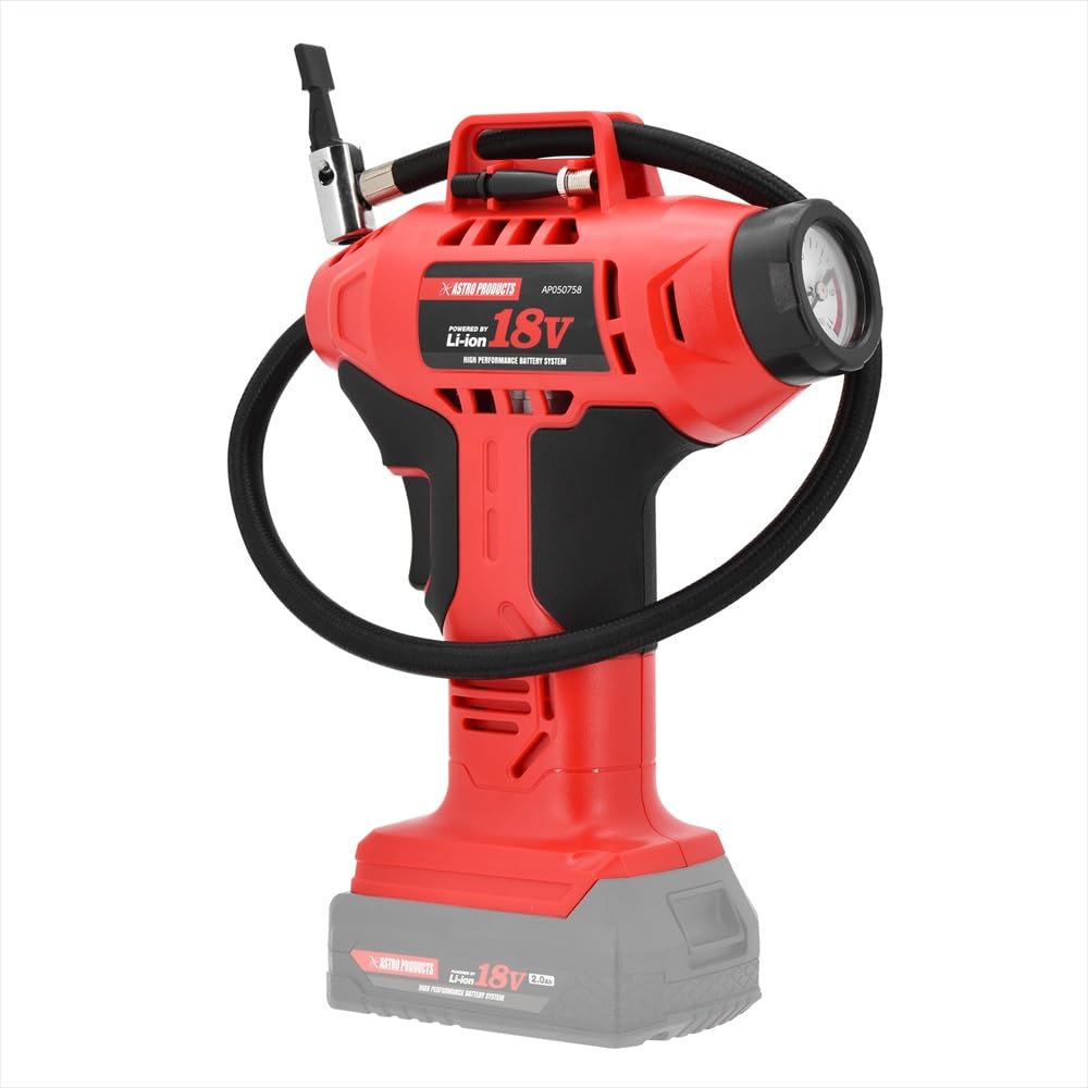 Amazon.co.jp: アストロプロダクツ DC18V 充電式 エアインフレーター 
