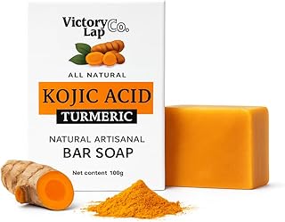 Jabón de ácido kójico y cúrcuma para eliminar...