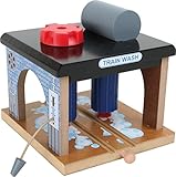 ✅Als Erweiterung des Schienennetzes im Kinderzimmer ist dieses Jeder Zug braucht mal eine ordentliche Abreibung! Mit dieser Waschanlage aus Holz bekommen sie ihr „Fett“ weg und erscheinen im neuen Glanze. Die Waschanlage lässt sich an die gängigen Schienen anstecken und somit integrieren. Zwei Gummirollen sind für das Polieren zuständig und werden durch ein Rädchen auf dem Dach gedreht. 24 Stunden geöffnet und somit keine lange Wartezeit!
