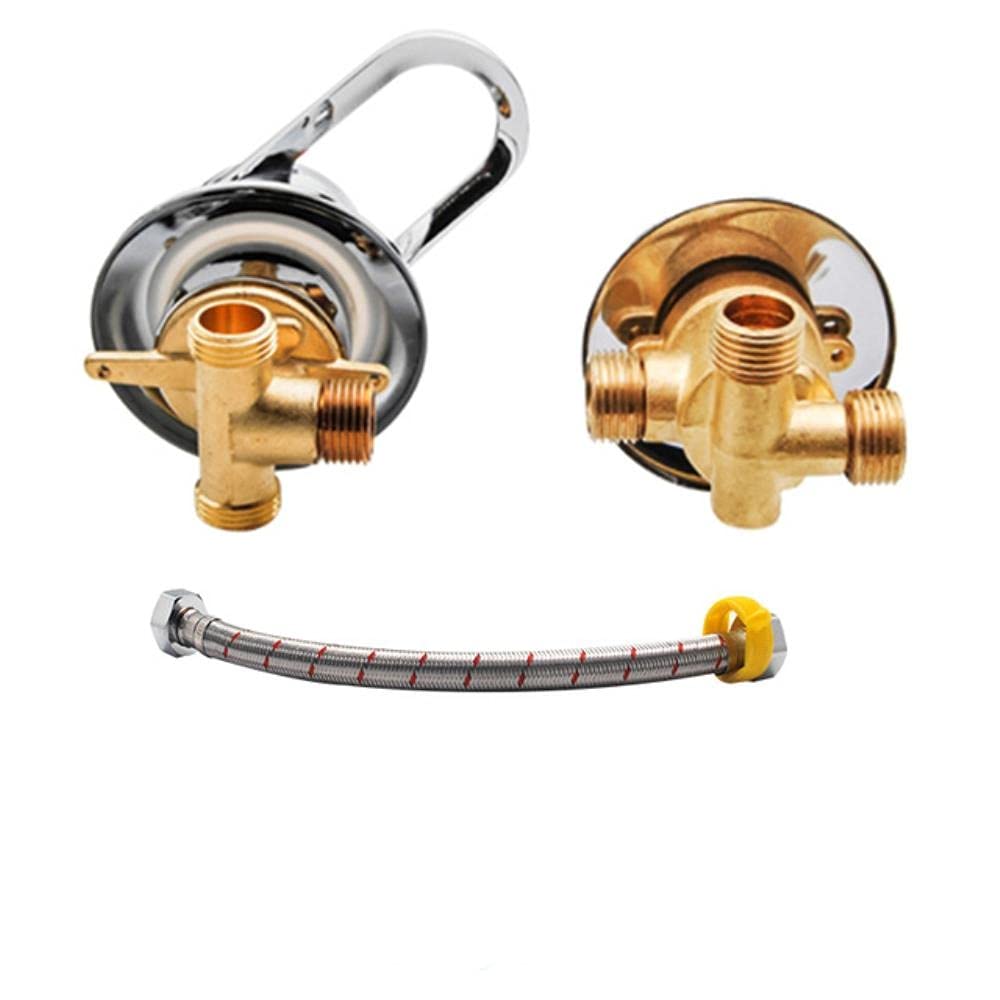 2/3/4/5 salida de latón conector de rosca de tornillo válvula de cerámica separada núcleo mezclador de ducha grifo ducha sauna spa baño