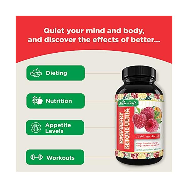 Blend Of Raspberry Ketones, Green Tea Extract And African Mango, Lose Weight Faster with Potent Ingredients To Speed Up…