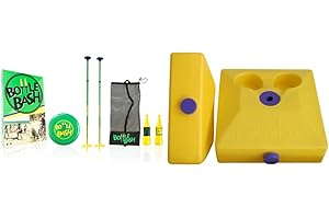 Bottle Bash Outdoor Flying Disc Game Set