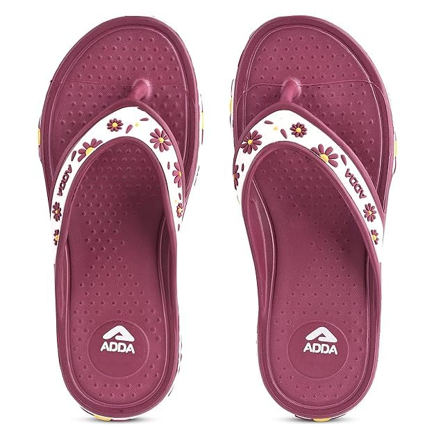 Image of ADDA Slippers for Women || Durable & Comfortable || Anti-skid Sole || Lightweight || Fashionable || Super Soft || Outdoor Slipper