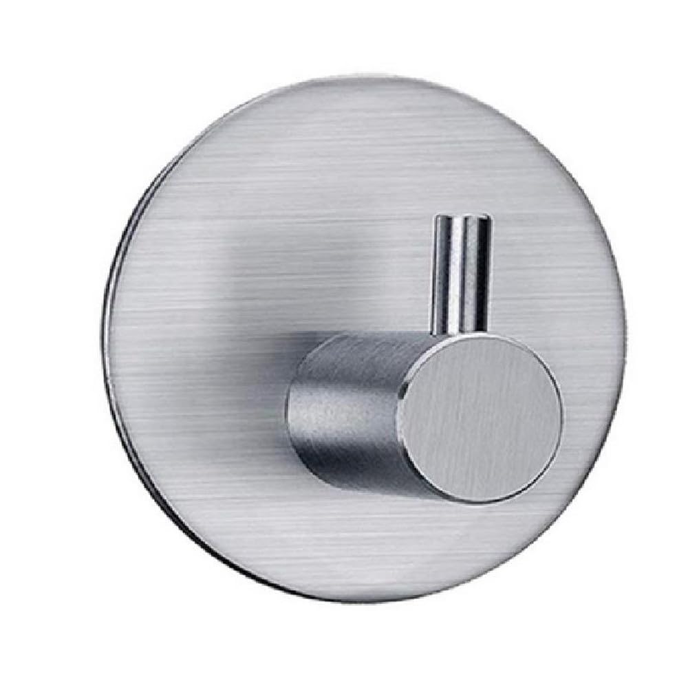 VVW&LIU Aluminum Alloy Robe Hook Towel Hooks Self Adhesive Wall Coat Racks Rustproof Hook Hangers Wall Hook Kitchen Bathroom Accessor