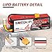 Socokin 11.1V Lipo Battery 3S 5200mAh Lipo Battery with XT60 Connector Hard Case 60C for RC Car Model RC Racing Car Heli Airplane Quadcopter Helicopter etc