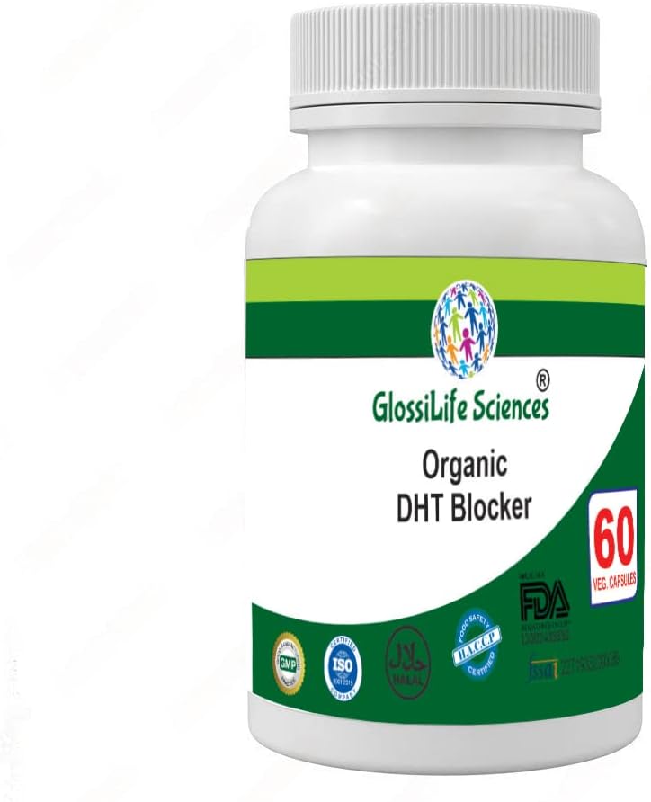 GlossiLife SciencesDHT Blocker Saw Palmetto Pygeum Bark Nettle Leaf 720 Capsule