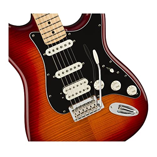 Image of Fender Electric Guitar Player Strat Plus Top HSS Maple Aged Cherry Burst 144562531