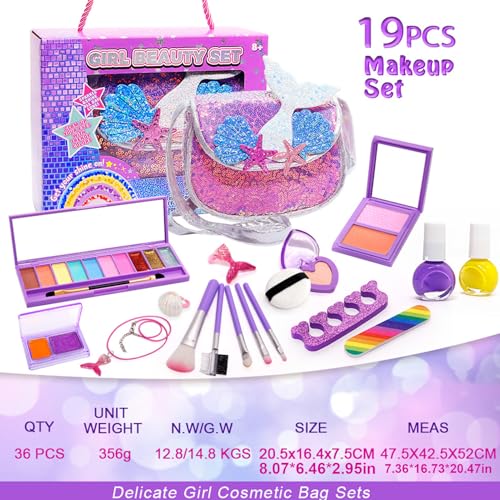 Juego de maquillaje educativo lavable, el regalo ideal para hijas y nietas 4