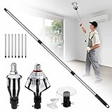 Light Bulb Changer High Ceilings - Light Bulb Changer with Extension Pole Light Bulb Changer with Baskets and Suction Cup Bulb Removal Tool for Household, Camping