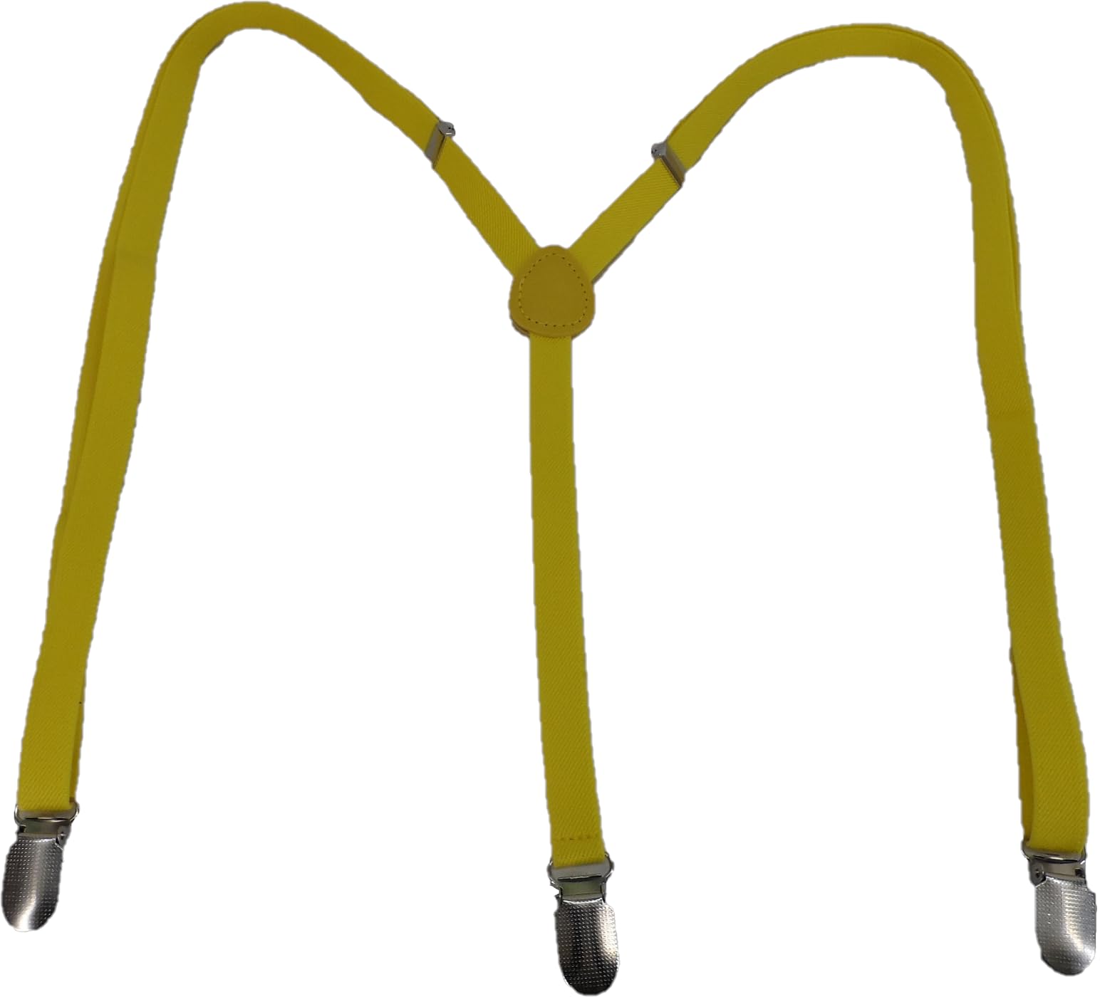 Mazeys Men's 3 Clips Yellow Skinhead 1/2 Inch Braces… (3 Clips Yellow)