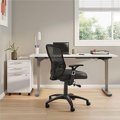 Staples 59455-CC 934100 Corvair Luxura Mesh Back Task Chair Black thumb #1