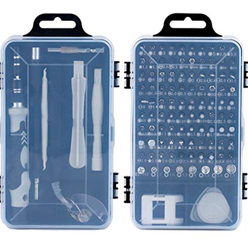 Conjunto de chaves de fenda magnéticas 110 peças 110 em 1 da Scicalife, conjunto com capa para celul