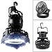 Produktbild VISTANIA LED-Zeltlicht-Ventilator-2 In 1 Multifunktionale 18-LED-Zeltlampe Mit Deckenventilator-Akku Angetrieben
