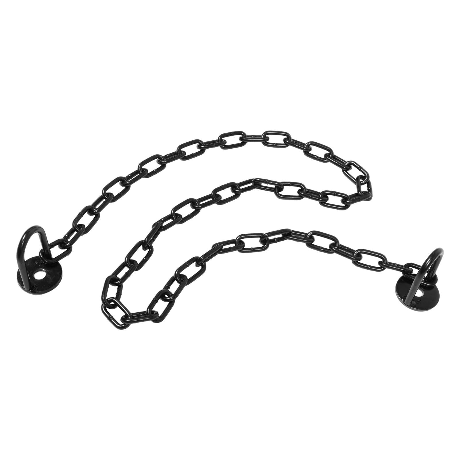 Verkehrskette 6mm Stahl, Schwarze Sicherheitsbarriere für Außeneingänge